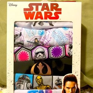 7pk Star Wars Girls’ Hipster Underpants Sz 6